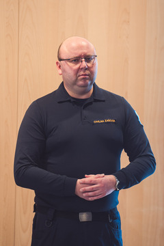 Gregor Gomboši, član štaba CZ Medvode