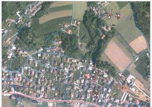 Zgornje Pirniče Sh - trasa