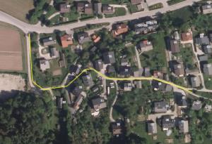 Rakovnik - trasa plinovoda